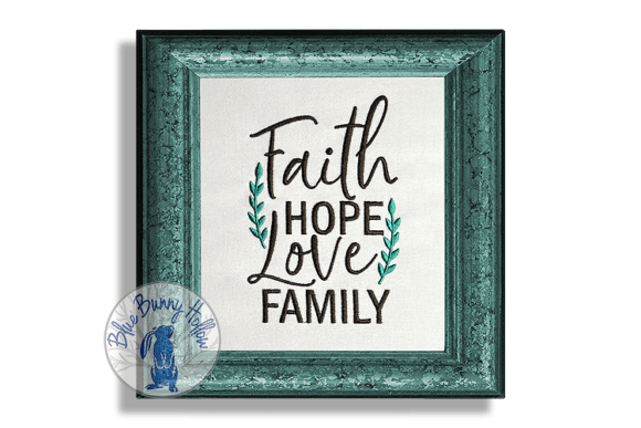 Faith Hope Love Family Review for Seasonal Collections