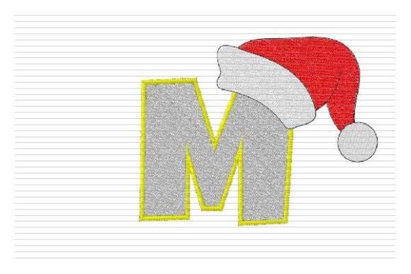 M Letter Christmas Alphabet Santa Hat Review