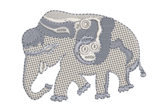 Robot Elephant Embroidery Review