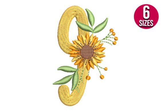 Sunflower Alphabet Number Nine: A Designer's Review for Personalized Gifts
